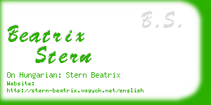 beatrix stern business card